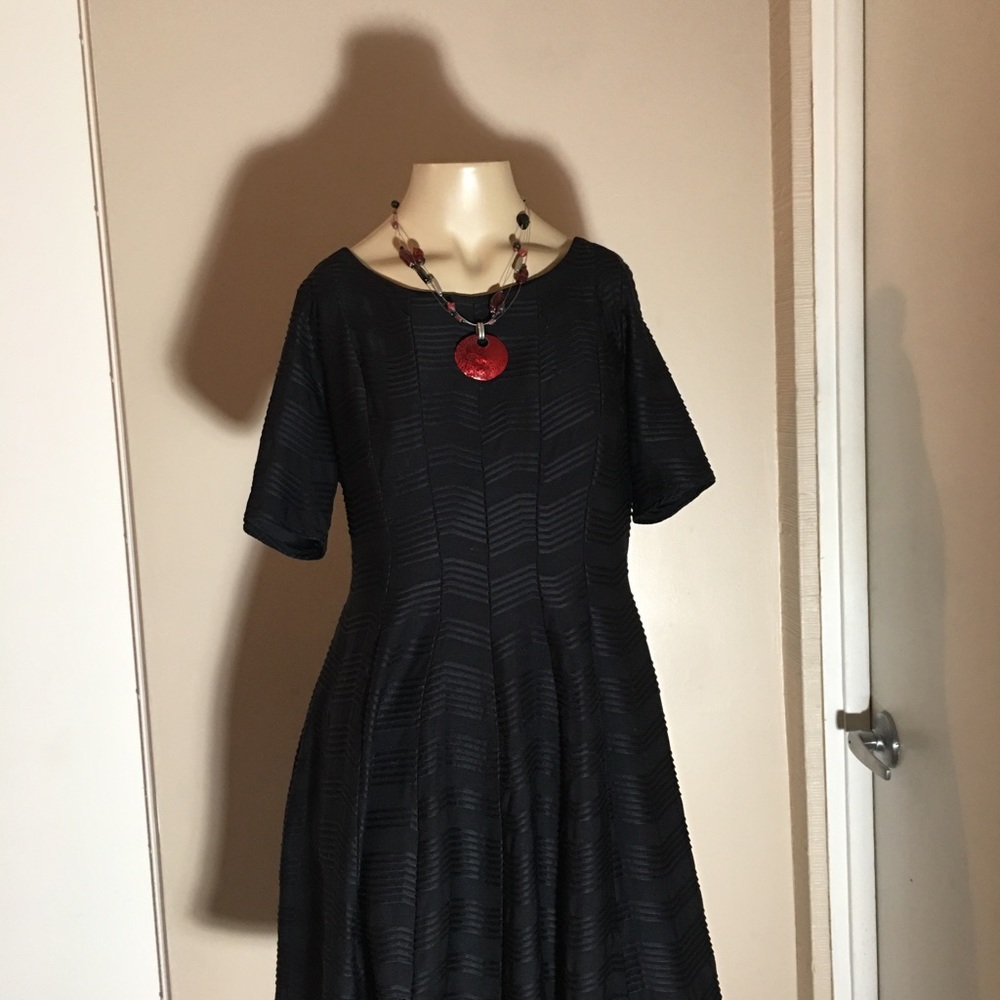 Simple blue dress